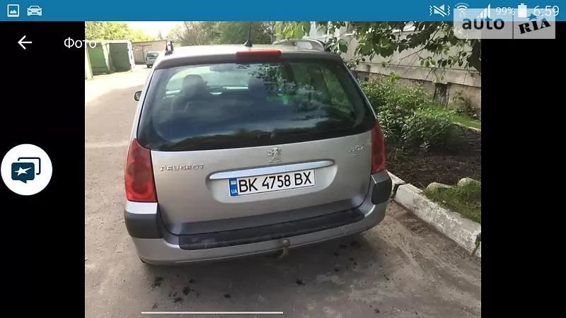 Продам Peugeot 307 2003 года в г. Березно, Ровенская область