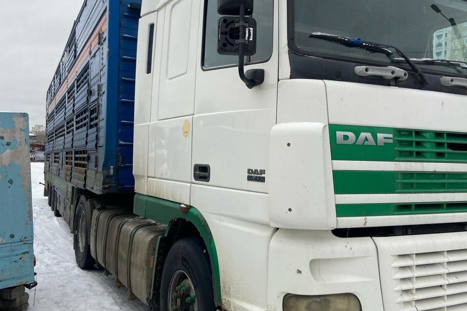 Продам Daf FX сцепка для перевозки скота 1997 года в Киеве