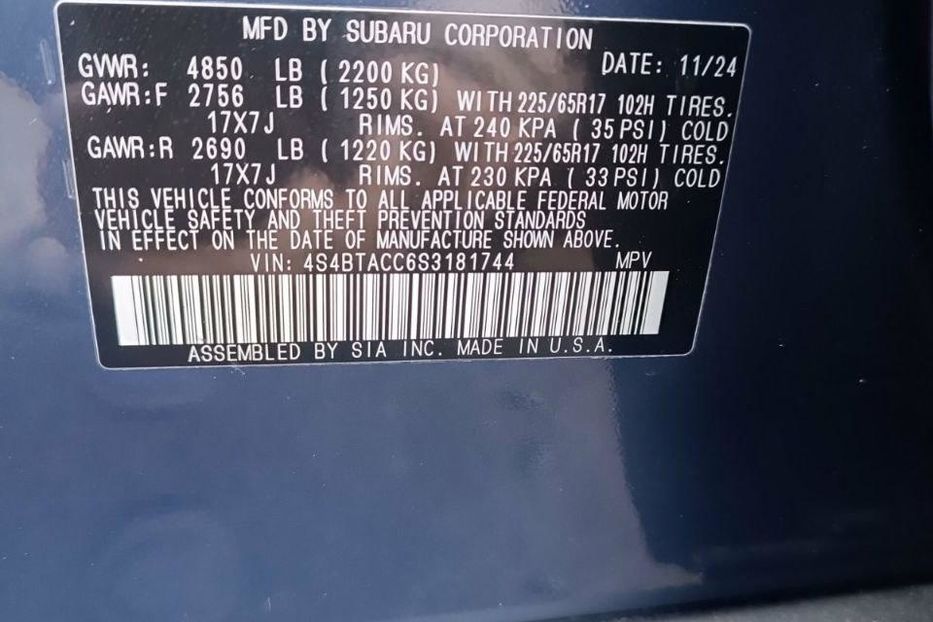 Продам Subaru Outback 2024 года в Харькове