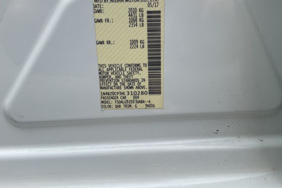 Продам Nissan Leaf SL 2017 года в Одессе