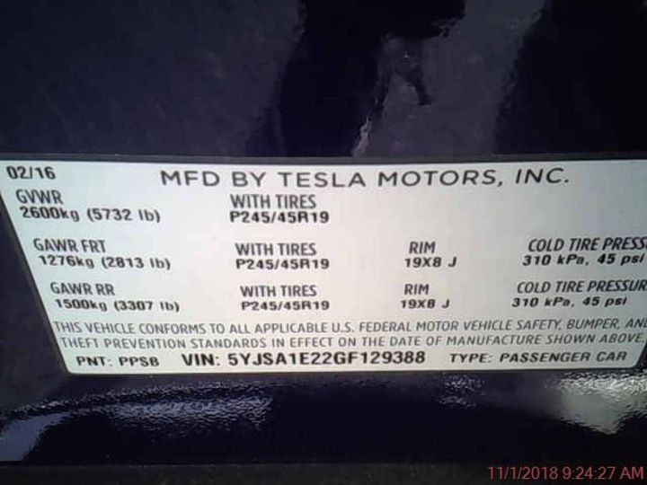 Продам Tesla Model S 70D 2016 года в Киеве