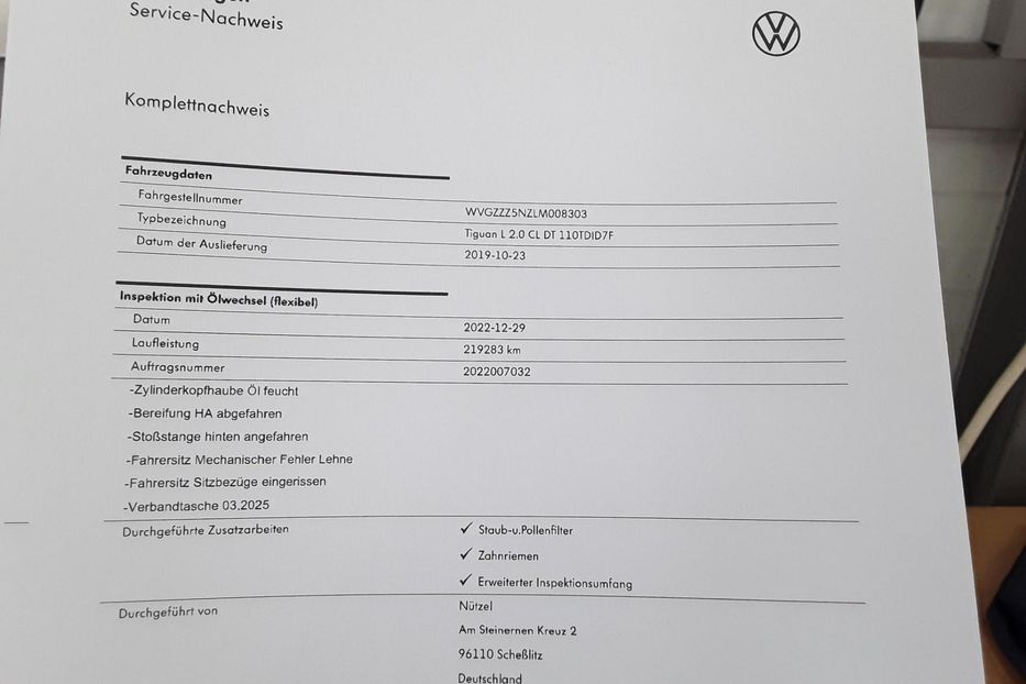 Продам Volkswagen Tiguan Allspace НЕ МАЛЬОВАН KLIM NAVI 2019 года в Львове