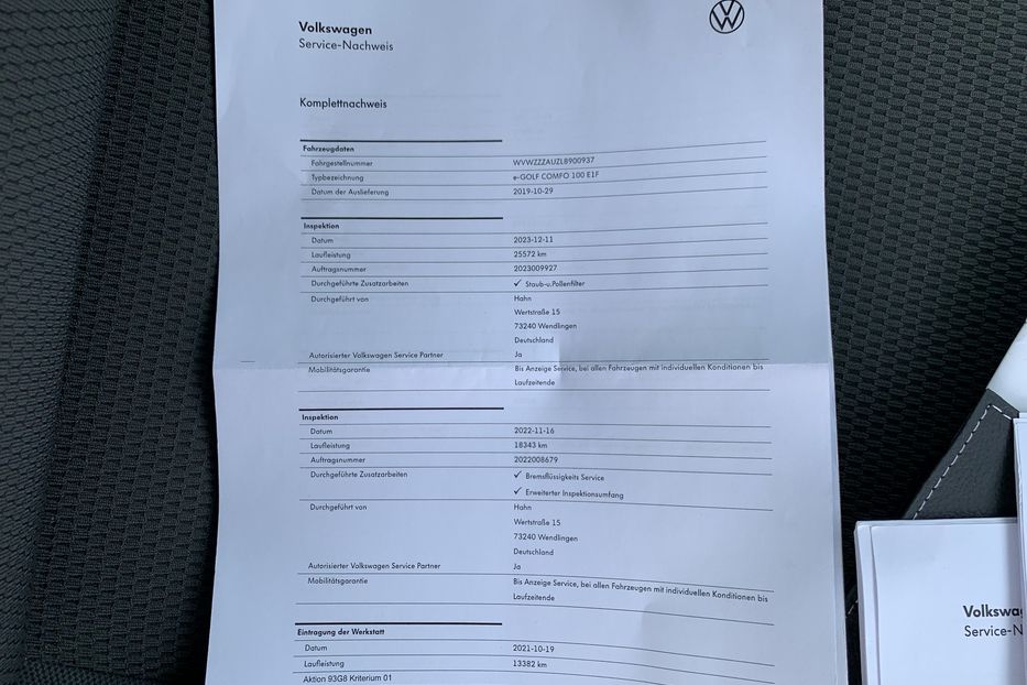 Продам Volkswagen e-Golf ТепловийАдаптивнийПідігрівсиді 2019 года в Львове