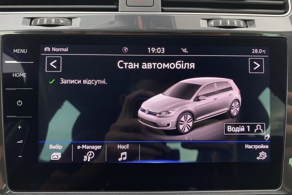 Продам Volkswagen e-Golf Камера,Амбіент,Мертві зони 2020 года в Львове