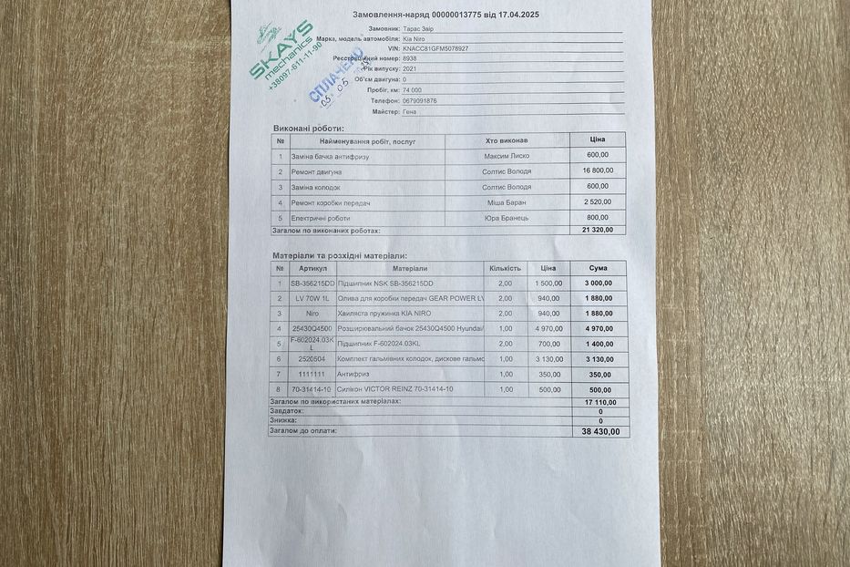 Продам Kia Niro 64кВт ТепловийПдгрвкермасидінь 2021 года в Львове