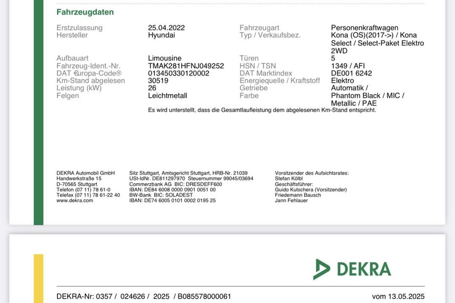 Продам Hyundai Kona 39 KW/H, vin 9252 2022 года в Житомире