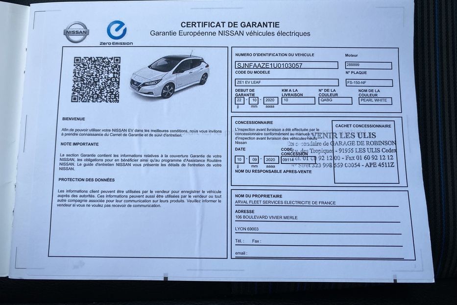 Продам Nissan Leaf 62кВтПдгрвкермасидіньКамера360 2020 года в Львове
