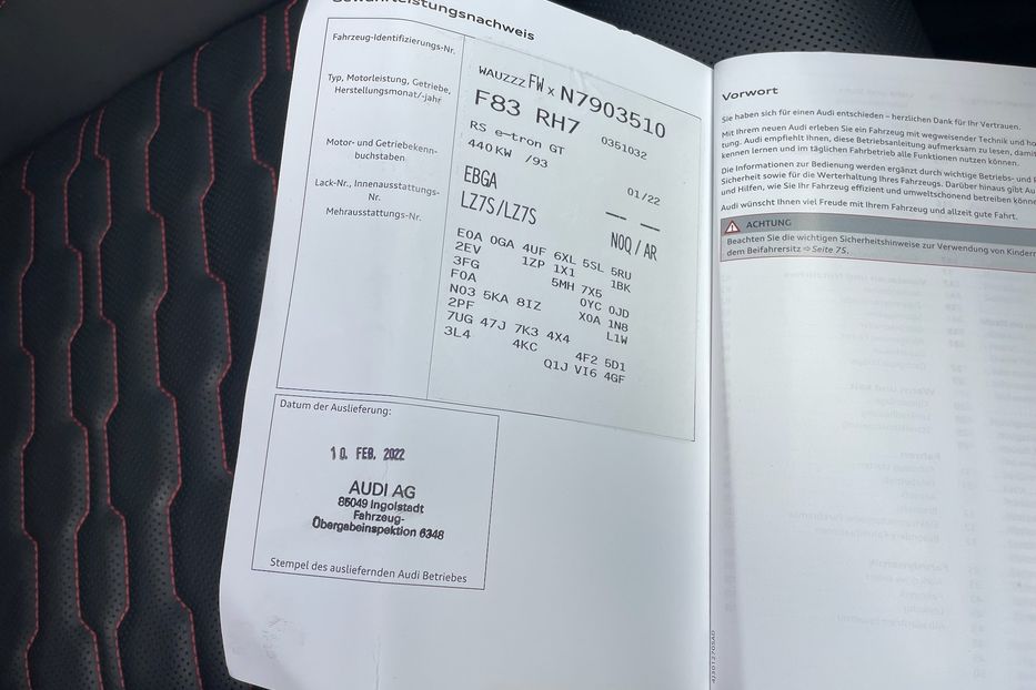 Продам Audi E-Tron RS GT 2022 года в Киеве