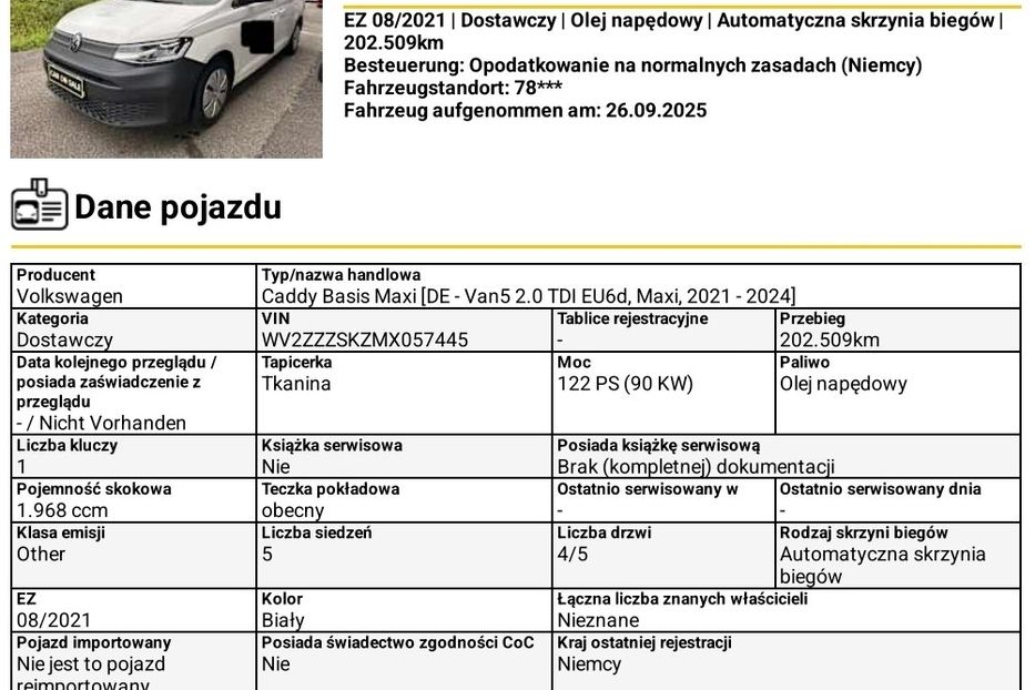Продам Volkswagen Caddy пасс. Рідна фарба v7445 2021 года в Луцке