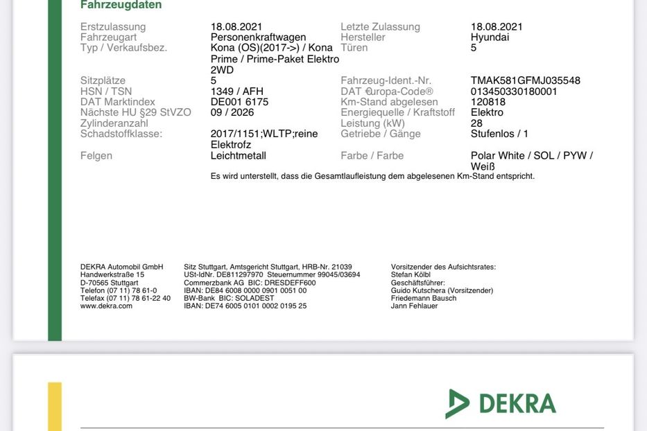 Продам Hyundai Kona 64 KWH, vin 5548 2021 года в Житомире