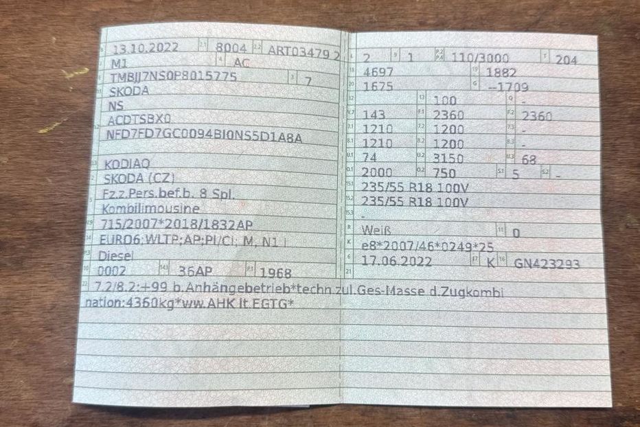 Продам Skoda kodiak Style v5775 РІДНА ФАРБА,металі 2022 года в Луцке
