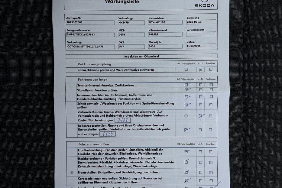 Продам Skoda Octavia А8 2.0 TDI 150к.с АТ ПАНОРАМА 2020 года в Львове