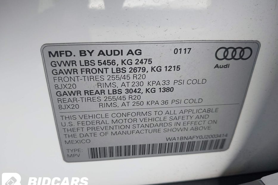 Продам Audi Q5 Premium 2018 года в Львове