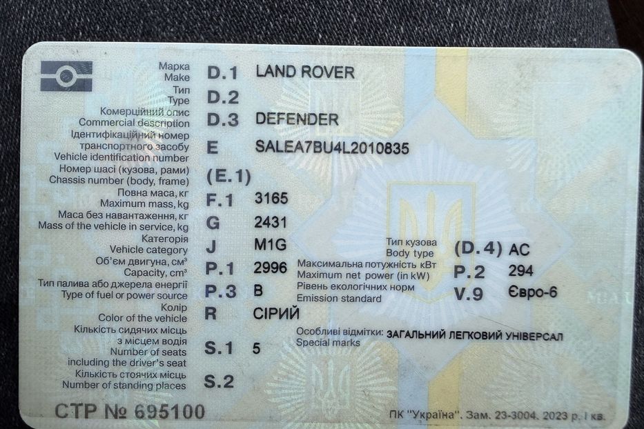 Продам Land Rover Defender P 400 HSE 2020 года в Киеве