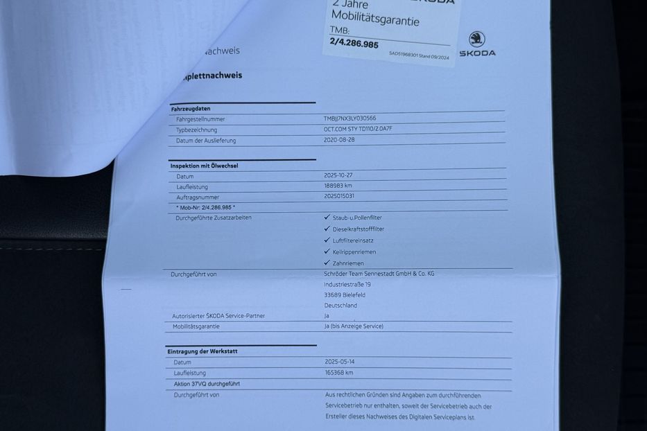 Продам Skoda Octavia А8 2.0TDI 150 к.с ВЕБАСТО FULL 2020 года в Львове