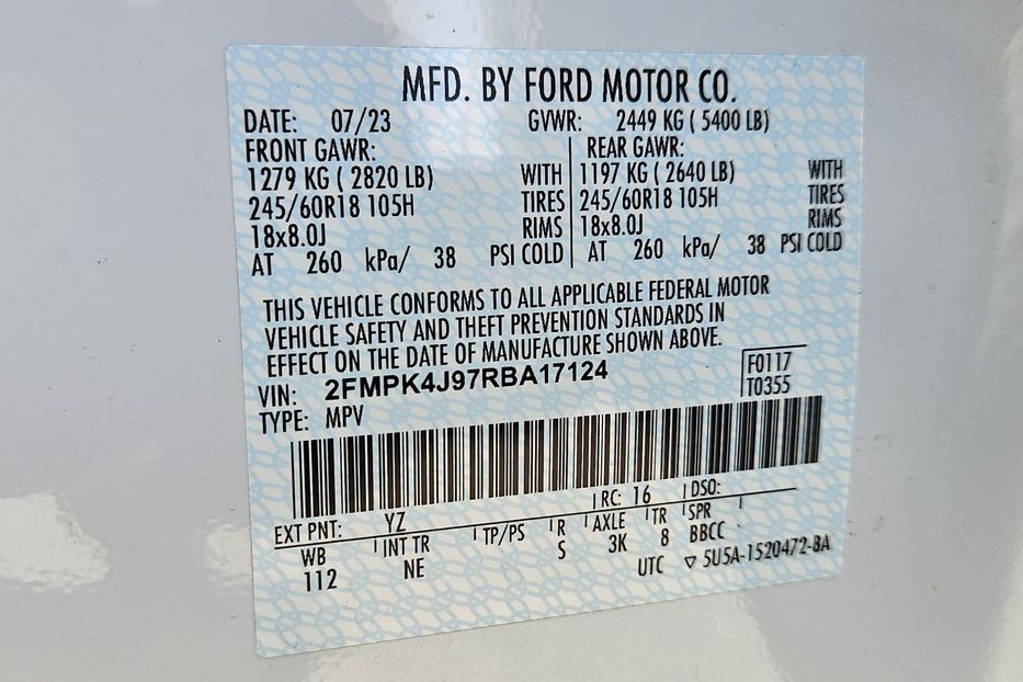 Продам Ford Edge SEL 2023 года в Киеве
