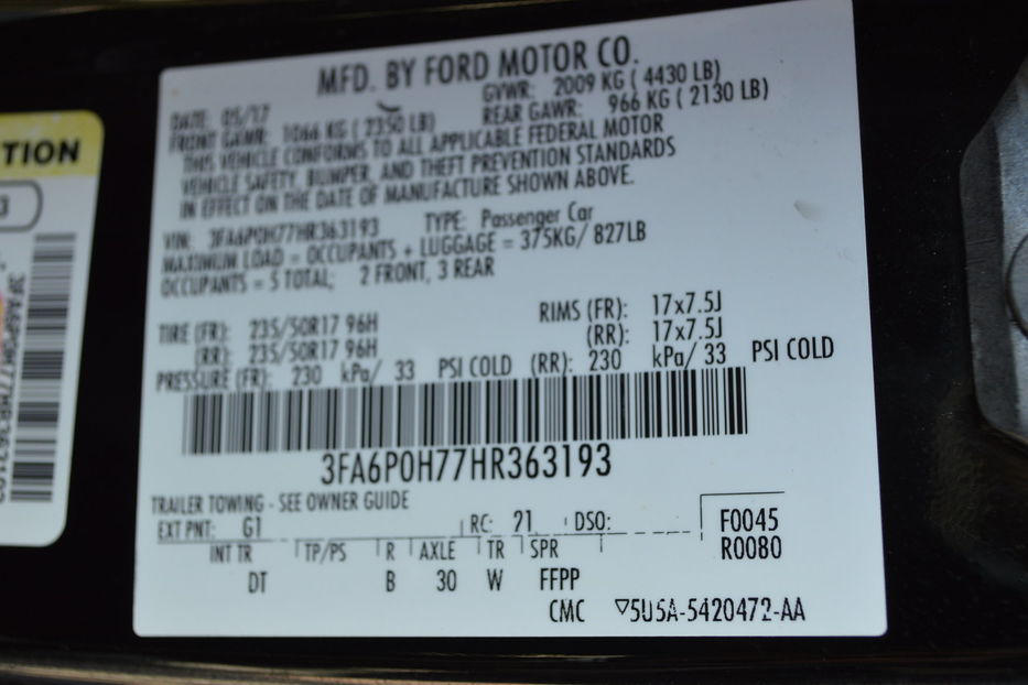 Продам Ford Fusion 2017 года в Одессе