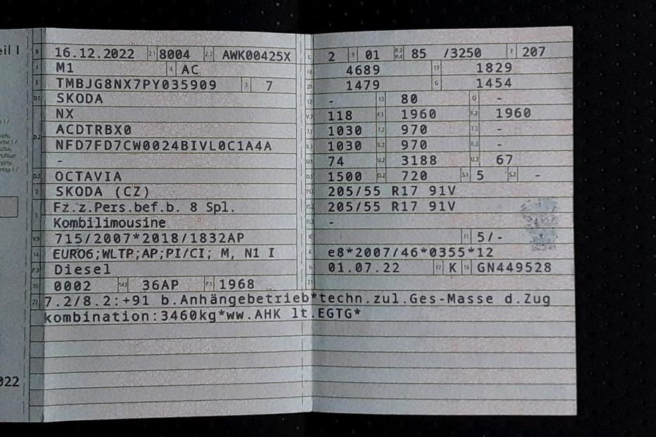 Продам Skoda Octavia 2022 года в Львове