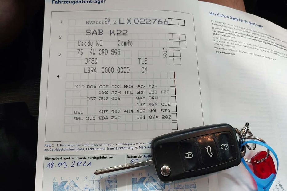 Продам Volkswagen Caddy пасс. Comfort цілий 75kw v2766 2021 года в Луцке
