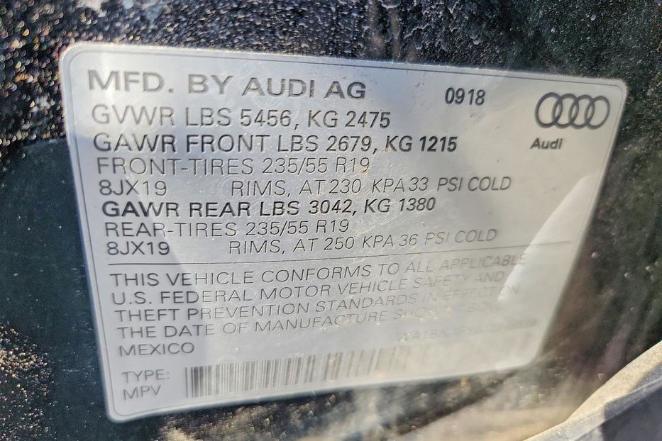 Продам Audi Q5  Premium Plus 8539 2018 года в Львове