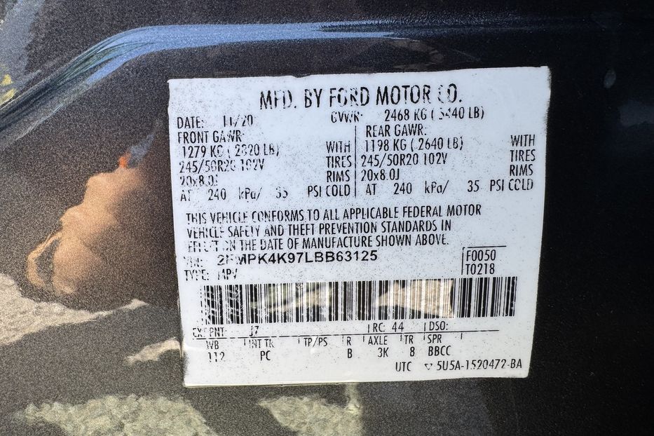 Продам Ford Edge Titanium AWD  COMIS 2020 года в г. Умань, Черкасская область