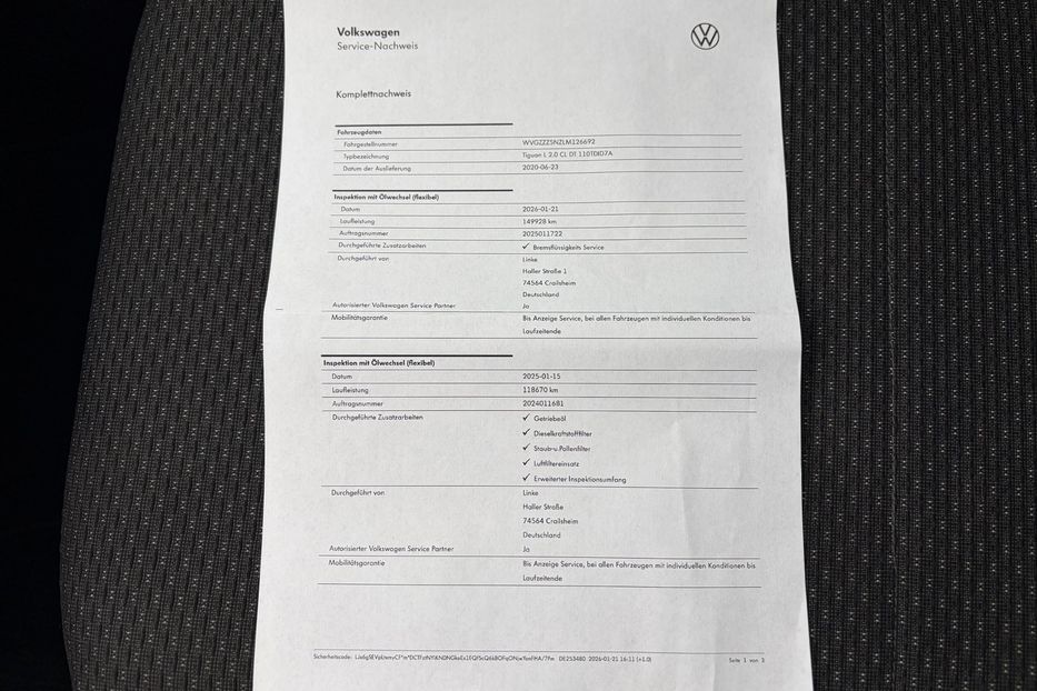 Продам Volkswagen Tiguan 2.0 TDI 150к. 4MOTION 2020 года в Львове