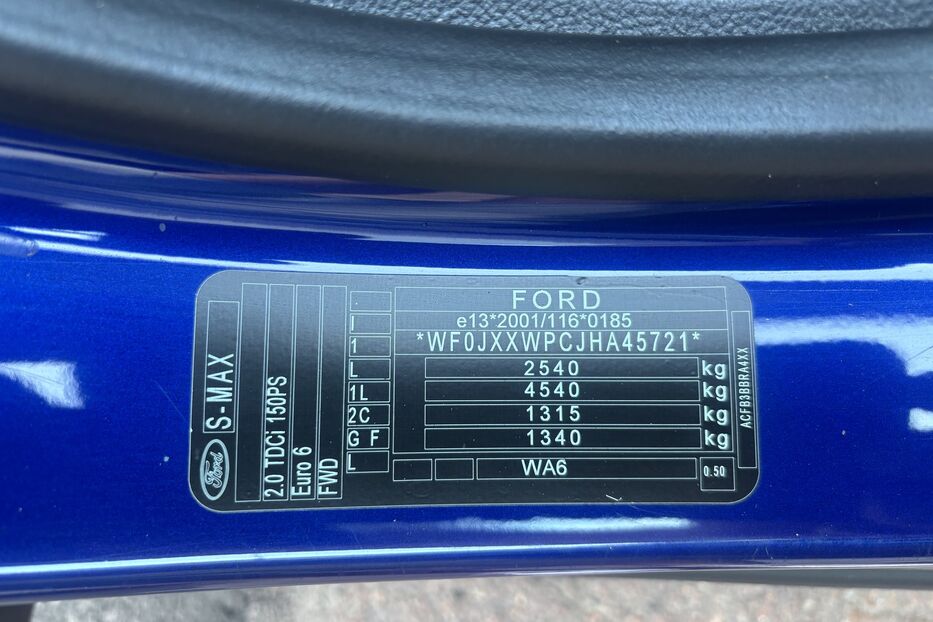Продам Ford S-Max Titanium 2017 года в Житомире