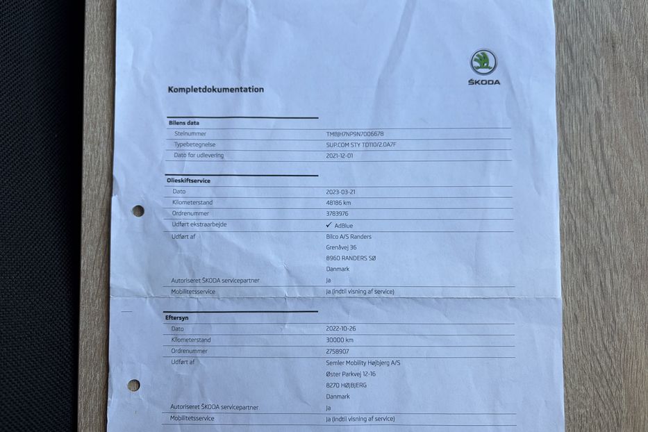 Продам Skoda Superb 2.0 TDI 150к.с FULL LED 2022 года в Львове